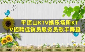 平顶山KTV娱乐场所KTV招聘促销员服务员歌手舞蹈